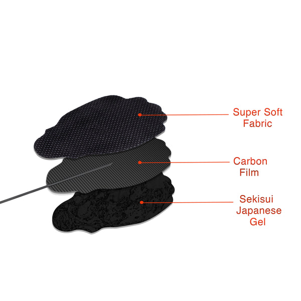 10 Pads (5pairs) Tens Electrodes Replacements Pads for Tens Unit Snap Tens Unit Electrodes Replacement Massage Pads Latex Free,Black