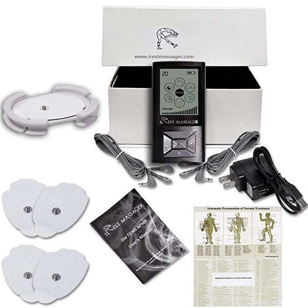 iRest SE Massager Tens Unit FDA 510k Cleared (BLACK)