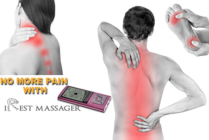iRest SE Massager Tens Unit FDA 510k Cleared (PINK)